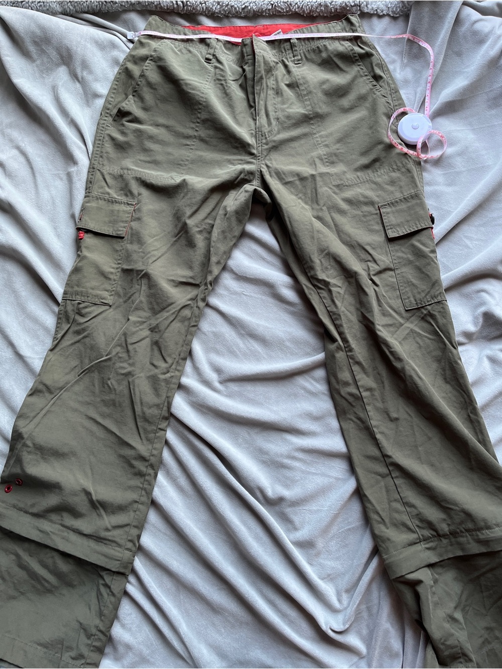 Olive Green Women's Cargo Capris - Utility Style